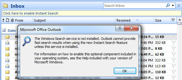 Figure: I think the Outlook team can do better than this.... as a minimum a web page with all the download links