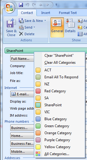 Figure: Add a right click option "Open All 'SharePoint' (12 items)" 